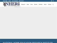Tablet Screenshot of nheri.org